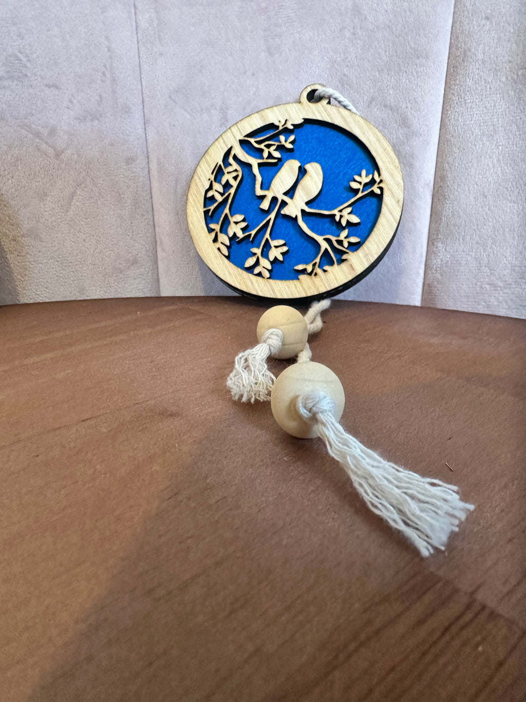 Diffuseur de parfum en bois –Oiseaux  9 cm