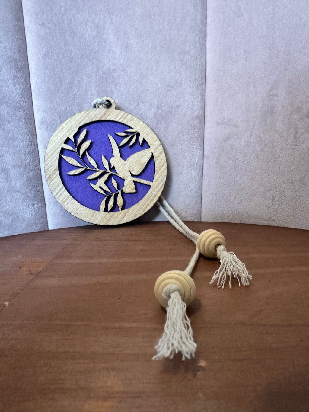 Diffuseur de parfum en bois –Oiseaux  9 cm