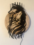 deux loups entre lasser